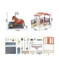 Enceinte avec lavabo et accessoires