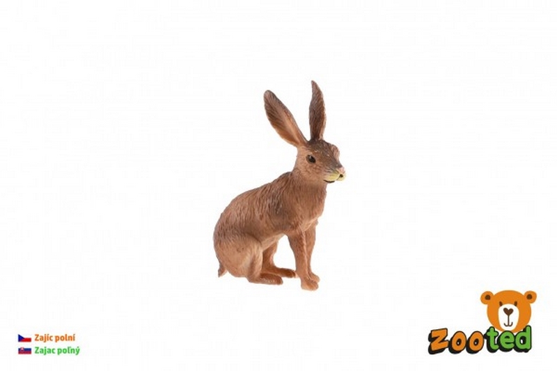 Zajac poľný zooted plastový 6cm vo vrecku