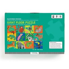 Mudpuppy Veľké podlahové puzzle Kamaráti z dažďového pralesa 48 dielikov