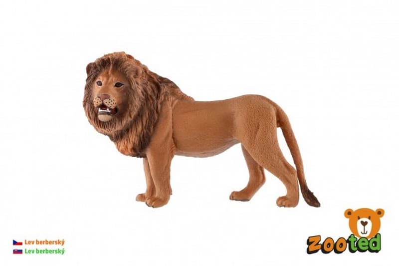 Lion berbère zooté en plastique 11cm