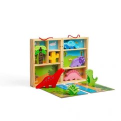 Jucării Bigjigs Toys Cutie de jucării dinozauri