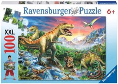 RAVENSBURGER-Dinozaury 100d XXL - puzzle