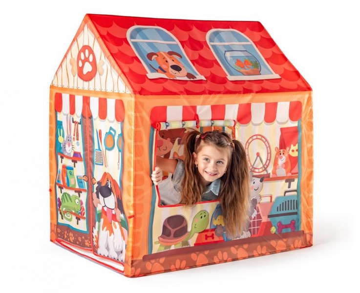 Detský stanový domček Woody - Pet Shop