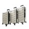 Bavy Cestovní kufr skořepinový Ribs White - set 3 ks