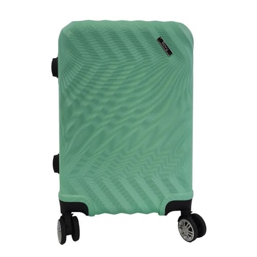 Bavy Cestovní kufr skořepinový 20" Waves Light green