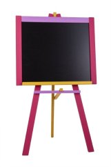 Álló tábla rózsaszín szololit fa 100x56cm