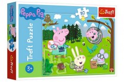 Peppa Pig Puzzle Peppa Pig Excursie în pădure 27x20cm 30 piese