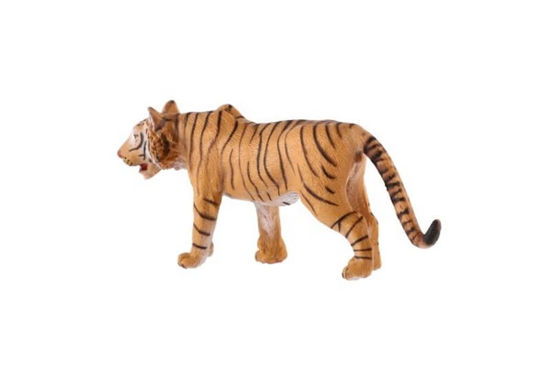 Tigre indien zooté en plastique 13,5cm dans un sac