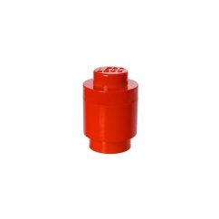 Úložný box LEGO okrúhly 123 x 183 mm - červený