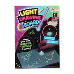 Tablă cu pixuri care strălucesc în întuneric într-o cutie 15x21x2cm