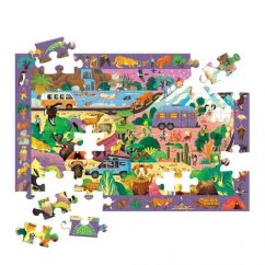 Mudpuppy Puzzle Plier et Chercher Nature 64 pièces