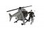 Hélicoptère militaire avec soldat en plastique avec accessoires en boîte
