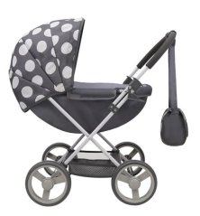 Kočárek pro panenky s taškou - Veverka