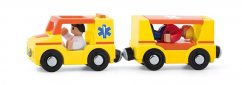 Autíčka k vláčkodráze - Ambulance, 4ks