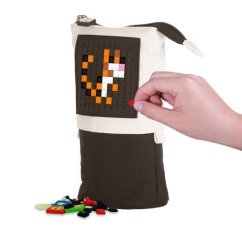 PIXIE CREW pop up pencil case small panel negru