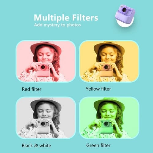 Fialový foťák s termotiskem + 32GB karta zdarma