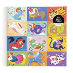Galison Puzzle čínsky zverokruh 500 dielikov