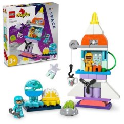 Lego DUPLO 10422 Vesmírné dobrodružství s raketoplánem 3 v 1