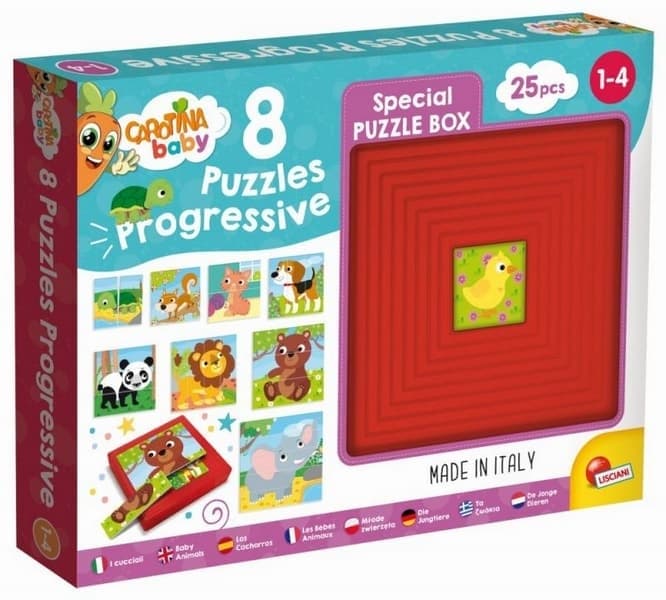 CAROTINA BABY 8 PUZZLE - Zvířátka