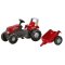 Rolly Junior pedálos traktor mellékvágány piros akcióval