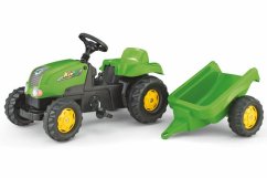 Tractor cu pedale Rolly Kid cu aripi de protecție - verde
