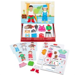 Bigjigs Giocattoli Puzzle Magnetico Dress Up Abito