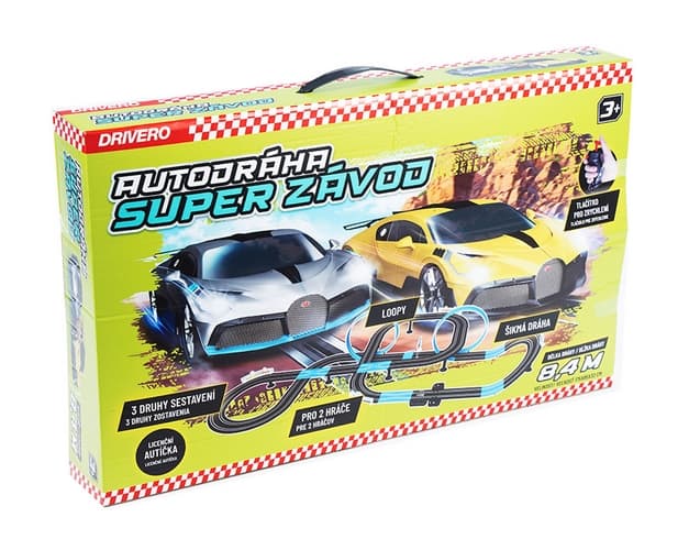 Autodráha DRIVERO Super závod 8,4m