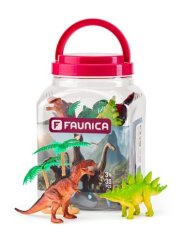 Zestaw figurek zwierząt w MEGA tubie - Dinozaury