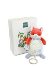 Doudou Zestaw upominkowy Romarin pluszowy lis grający melodię 20 cm