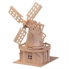 Woodcraft Puzzle 3D de madera Molino de viento