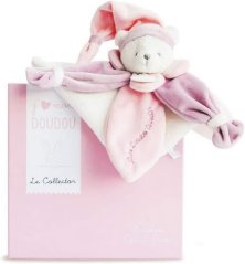 Doudou Coffret cadeau - peluche ourson rose 24 cm