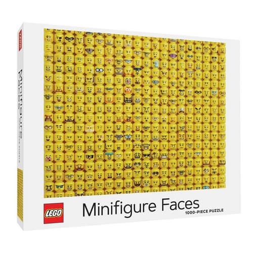 Chronicle Books LEGO® Minifigure Faces Puzzle 1000 piese