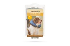 Beeztees Zgardă gonflabilă pentru câini albastru S 20-25cm
