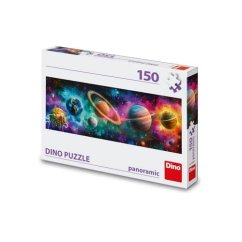 Dino Puzzle Farebné planéty150 dielikov panoramatické