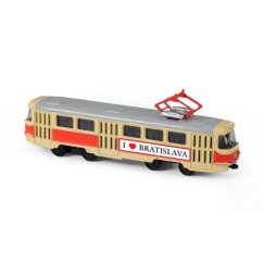 Fém retró villamos 16 cm BRATISLAVA