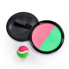 Jeu d'attrape avec balle en velcro