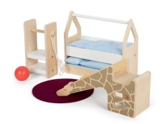 Picior mic Dollhouse mobilier Camera copiilor