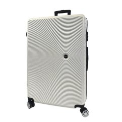 Bavy cestovný kufor 28" kruh biely