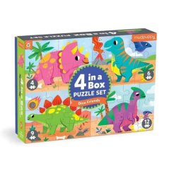 Mudpuppy Puzzle Dinosaures 4 en 1