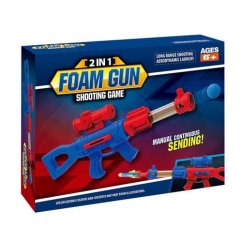 Piankowy cel i pistolet na kulki