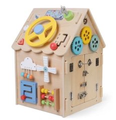 2Kids Toys Tablă de activități Casă naturală