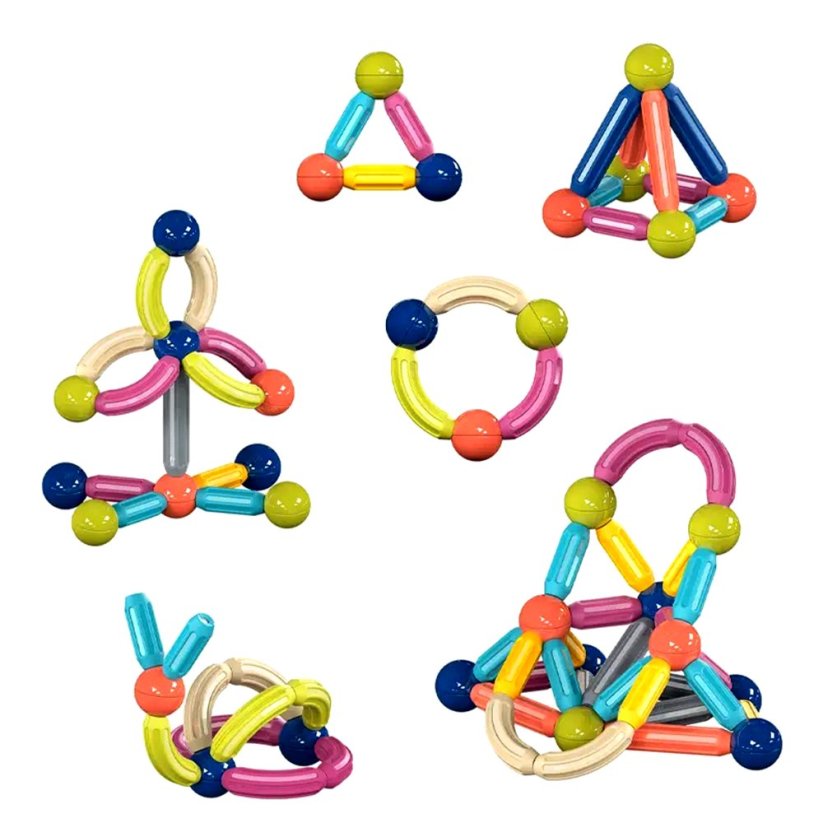 Magnetická stavebnice 42 ks Sticks