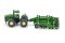 SIKU Farmer 1856 - Traktor John Deere 9630 s bránami Amazone Centaur 1:87