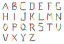 Alfabeto Merkur con almohadilla magnética, 616 piezas