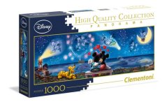 Puzzle 1000 piese panorama - Mickey și Minnie