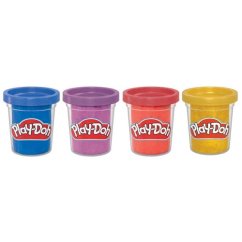 HASBRO - Play-Doh 4db pohár fémes színűek