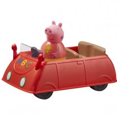 Świnka PEPPA WEEBLES - figurka Roly Poly z samochodem