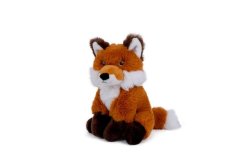 Vulpe șezând de pluș 17cm