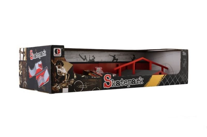 Skatepark - skateboard prstový šroubovací plast v krabici