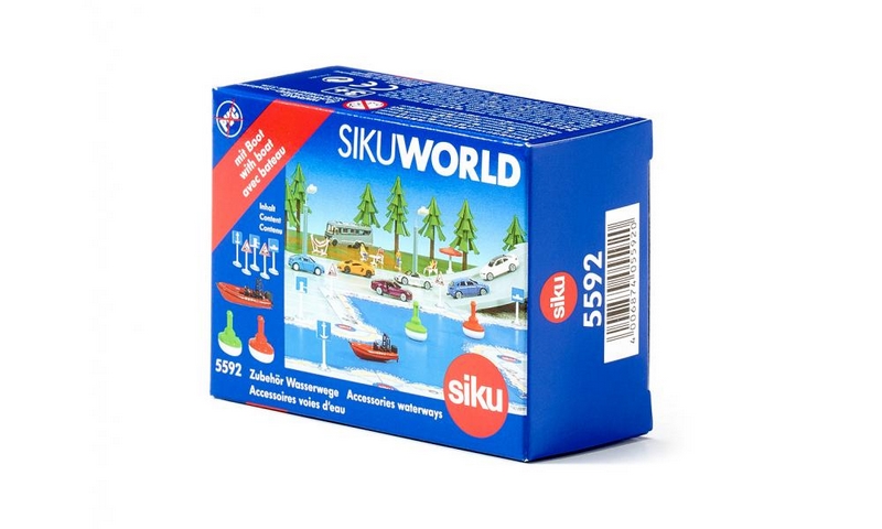 SIKU World Puerto de carga con muelle y barco